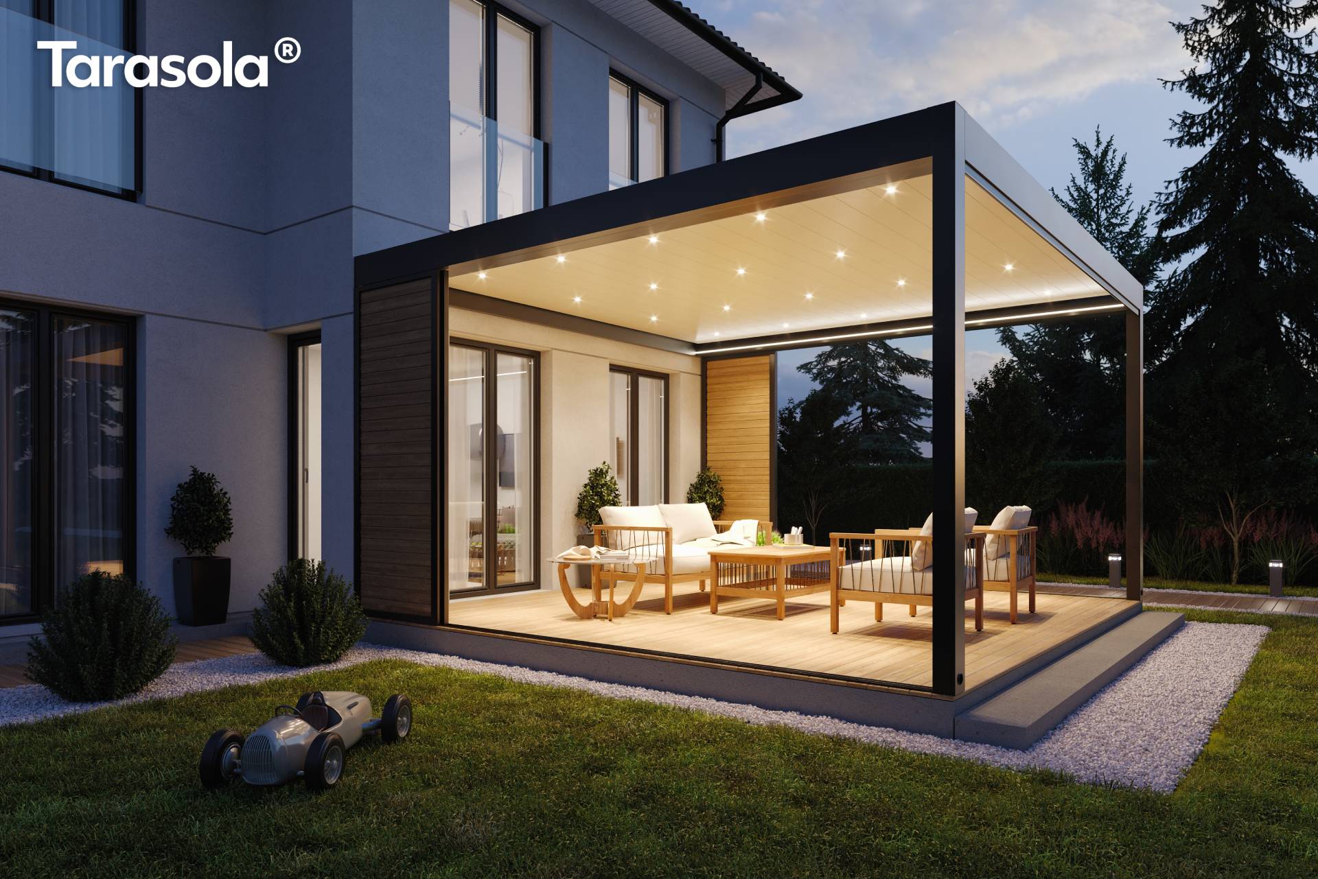 Tarasola Technic Pro lamellás pergola