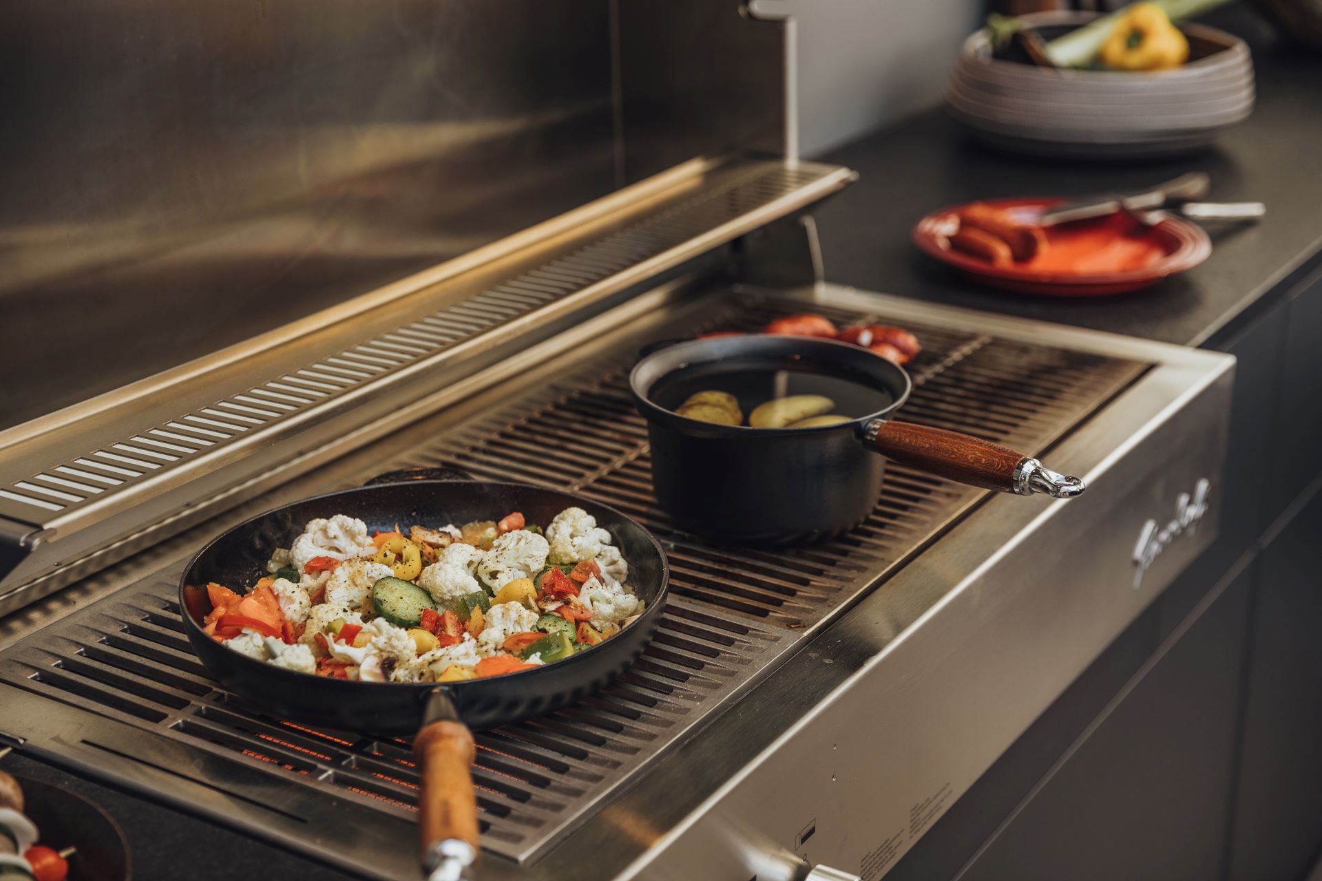 Sütés-főzés Flammkraft gázgrillen