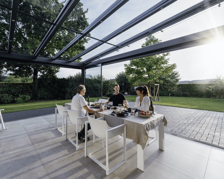 Alumínium pergola, Solarlux Atrium