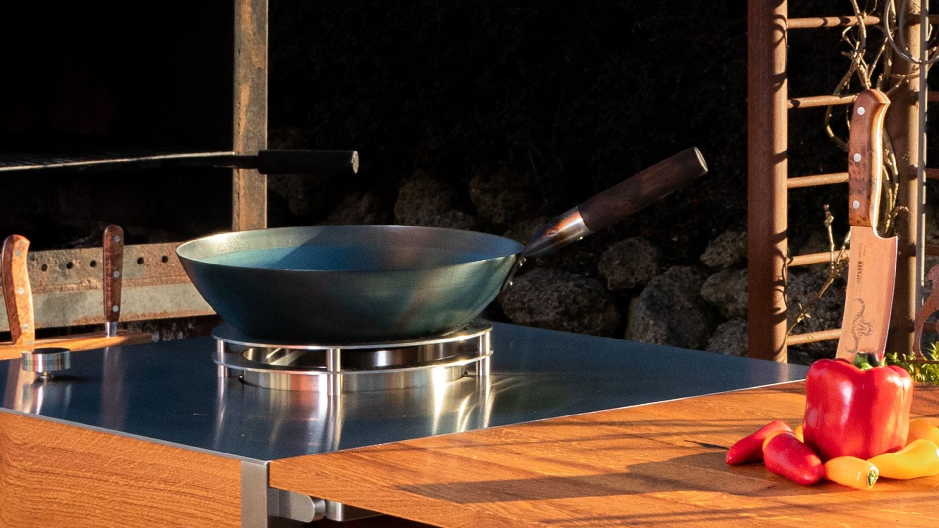 Bofun wokgrill wokserpenyővel