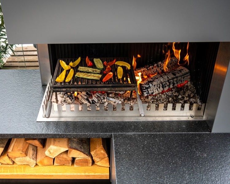Grill tűzrakó, Freiluft