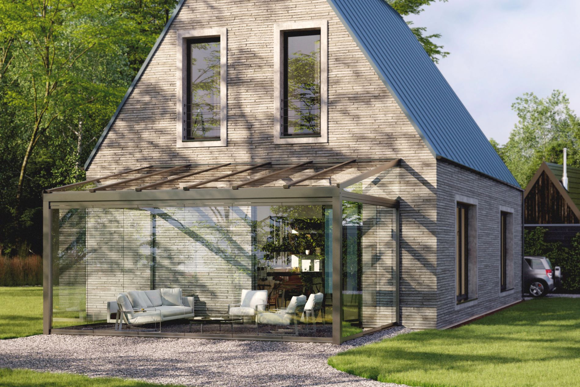 Solarlux SDL Alerio üvegterasz