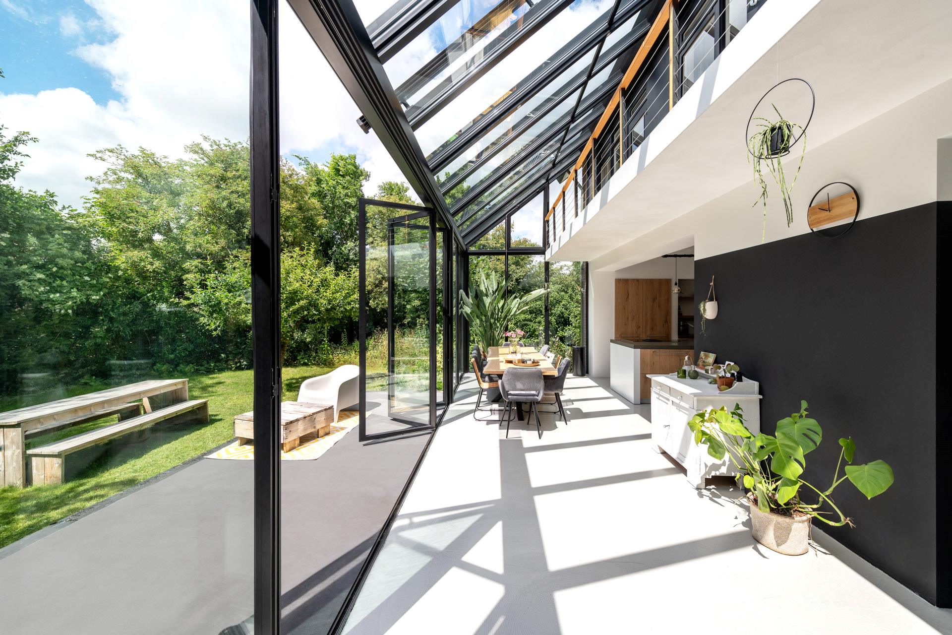 Solarlux télikert Akzent Plus szellőzés