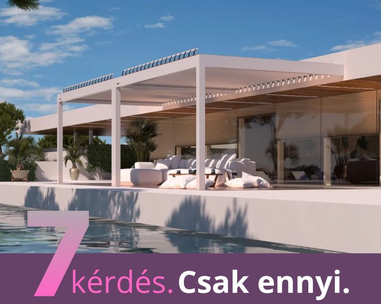 7 kérdés bioklimatikus pergola választásához