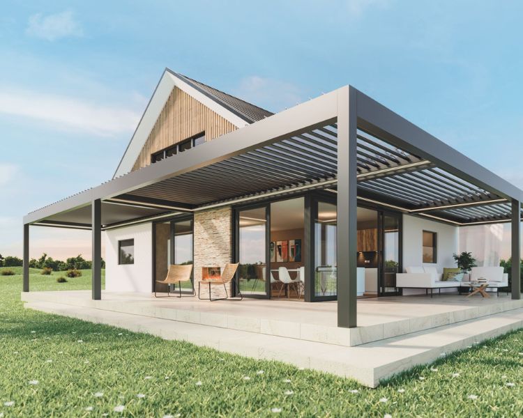 Pirnar Ultra lamellás pergola