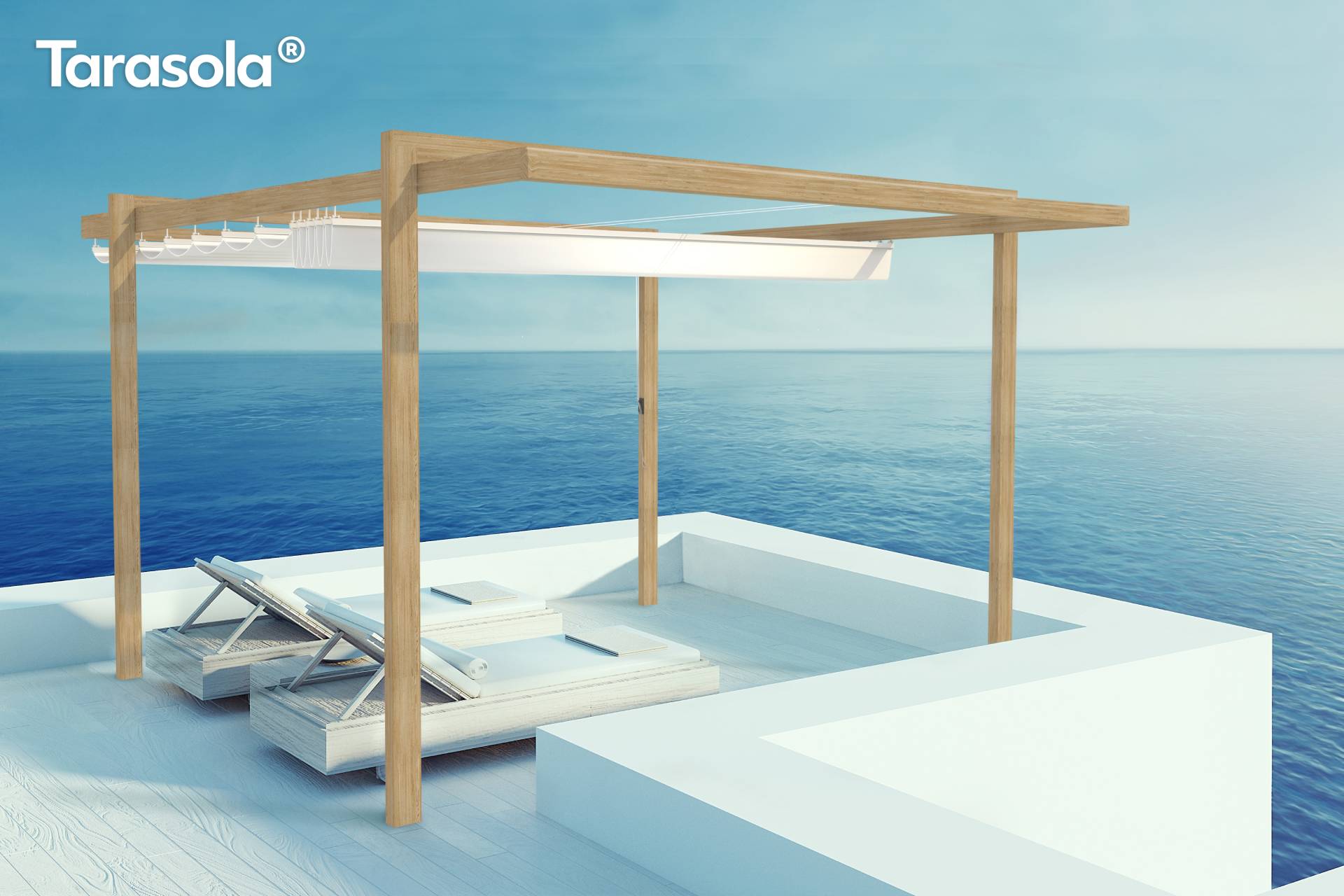 Tarasola Wave ponyvás pergola