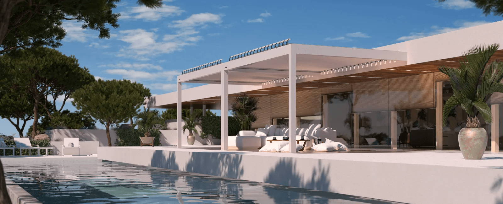 Pirnar Grande lamellás pergola