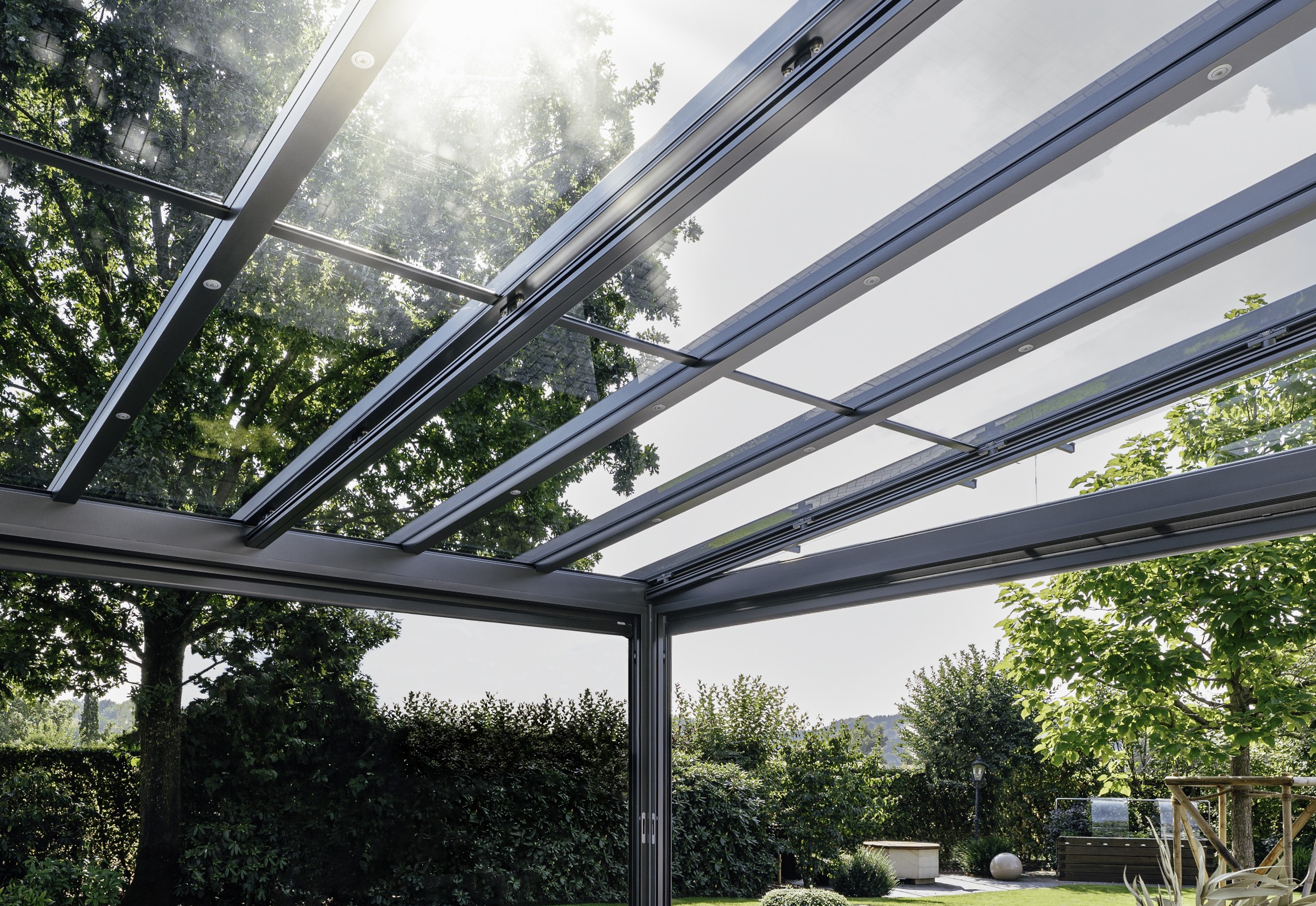 Üvegtető aluminum vázzal, Solarlux