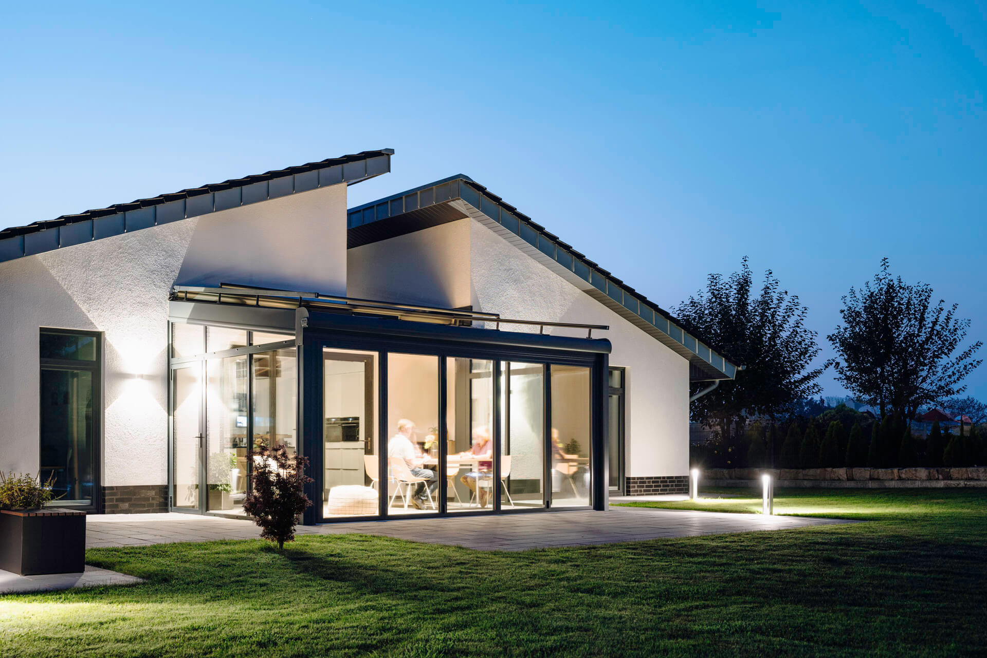 4 évszakos télikert Solarlux Avantgarde étkező