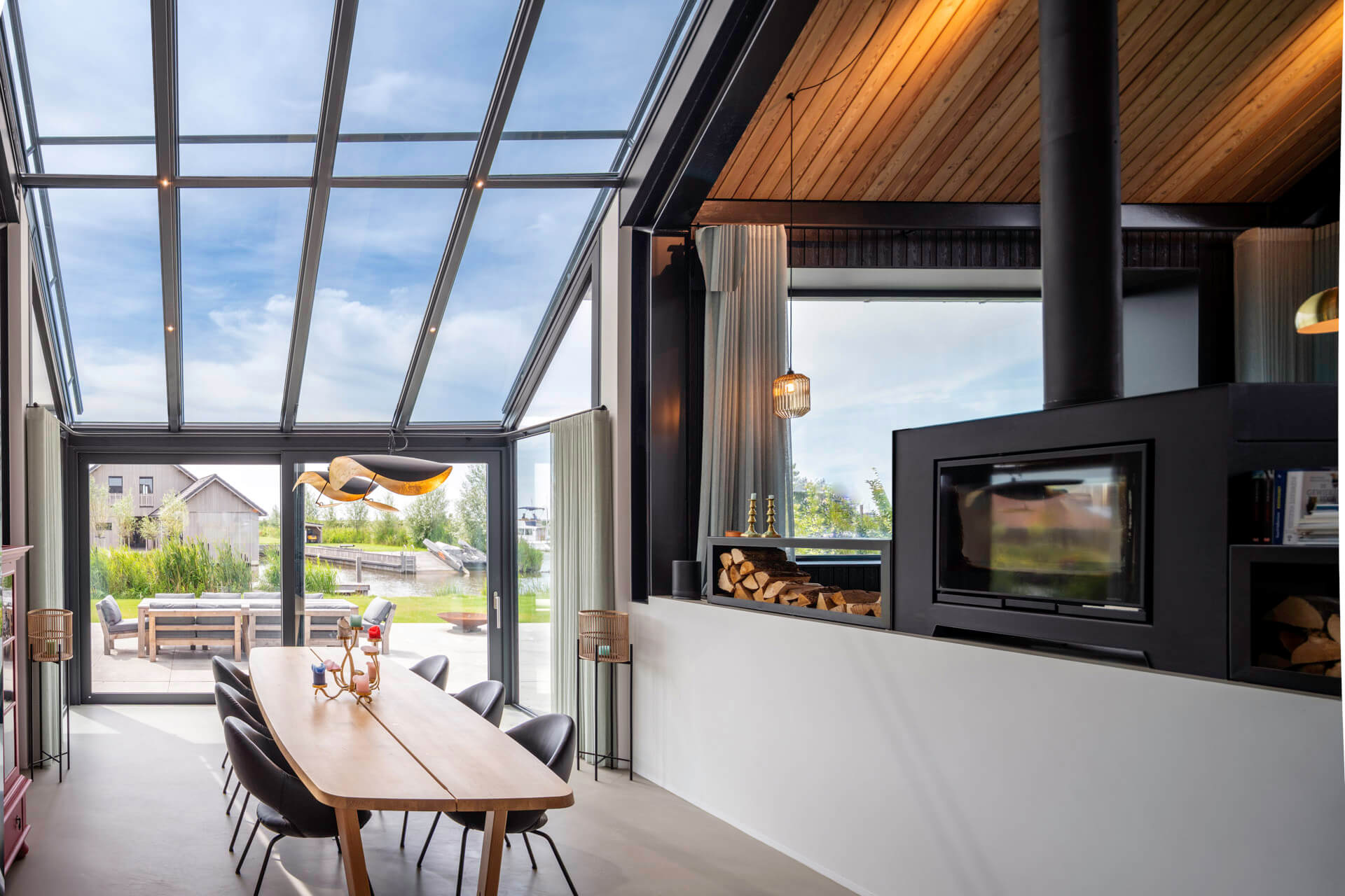 Hőszigetelt télikert Solarlux Akzent Plus étkező