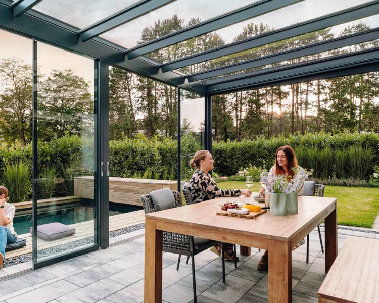 Komfort üvegterasz, Solarlux Acubis