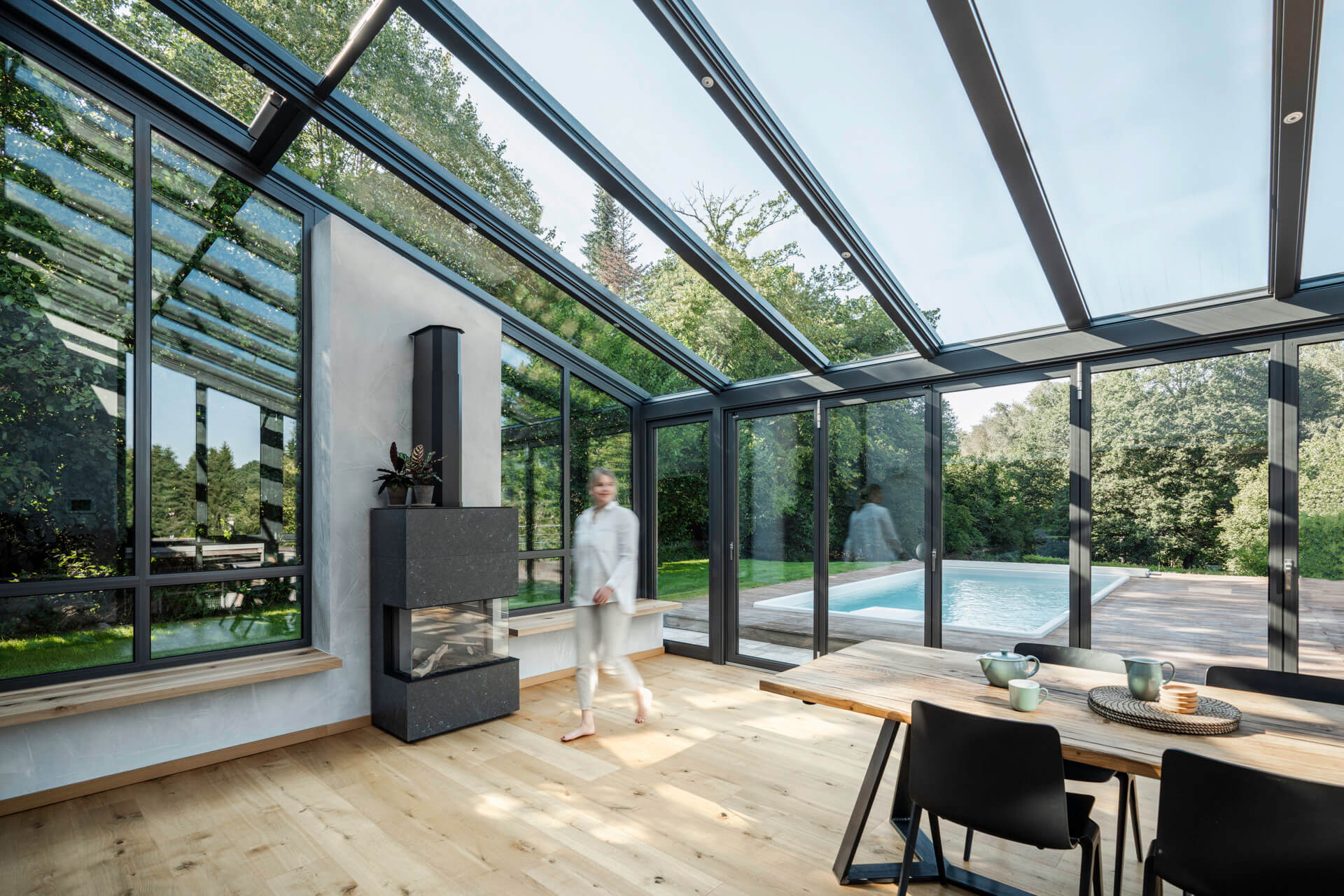 Lakható télikert, Solarlux - nappaliként
