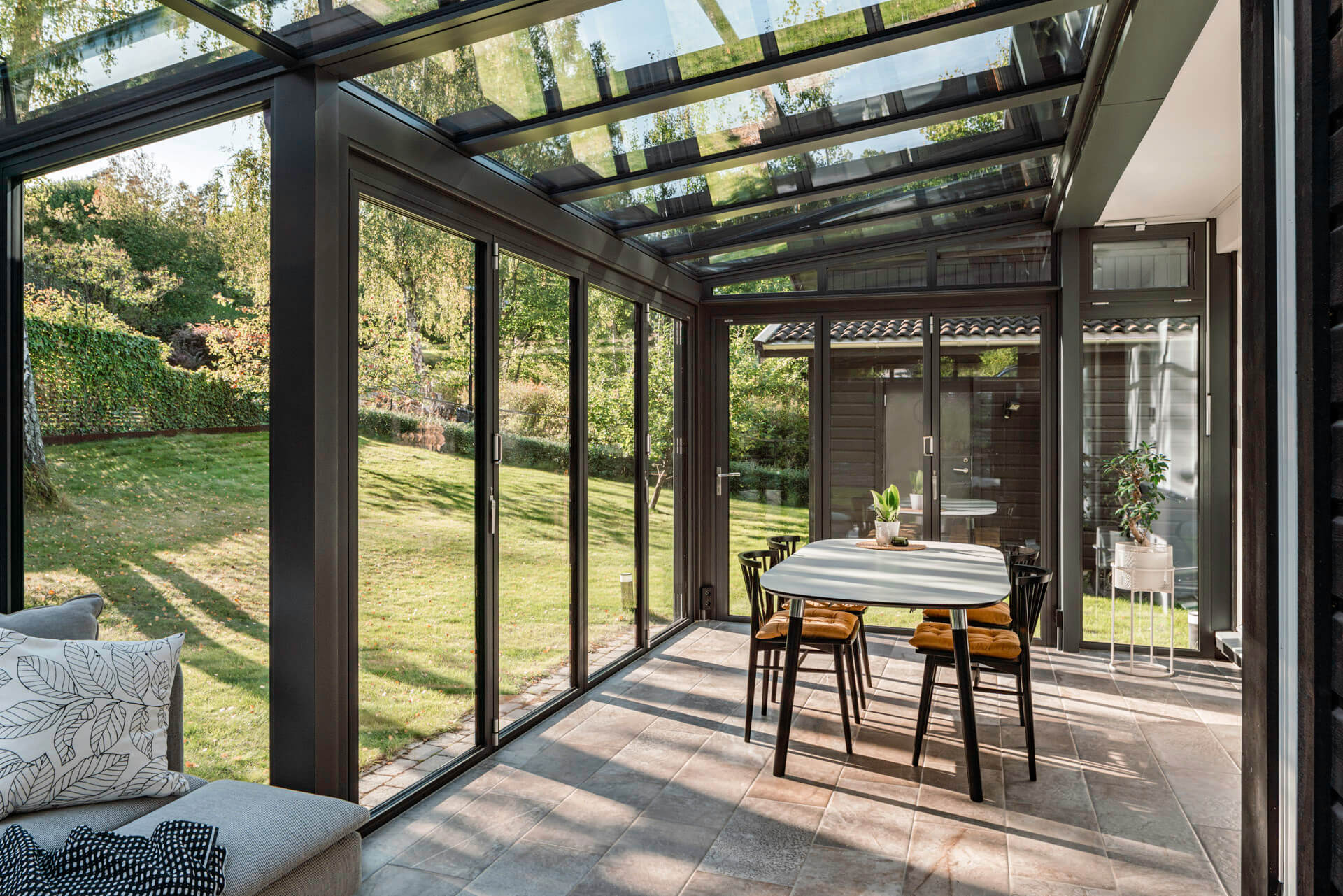 Solarlux Atrium Plus komfport üvegterasz