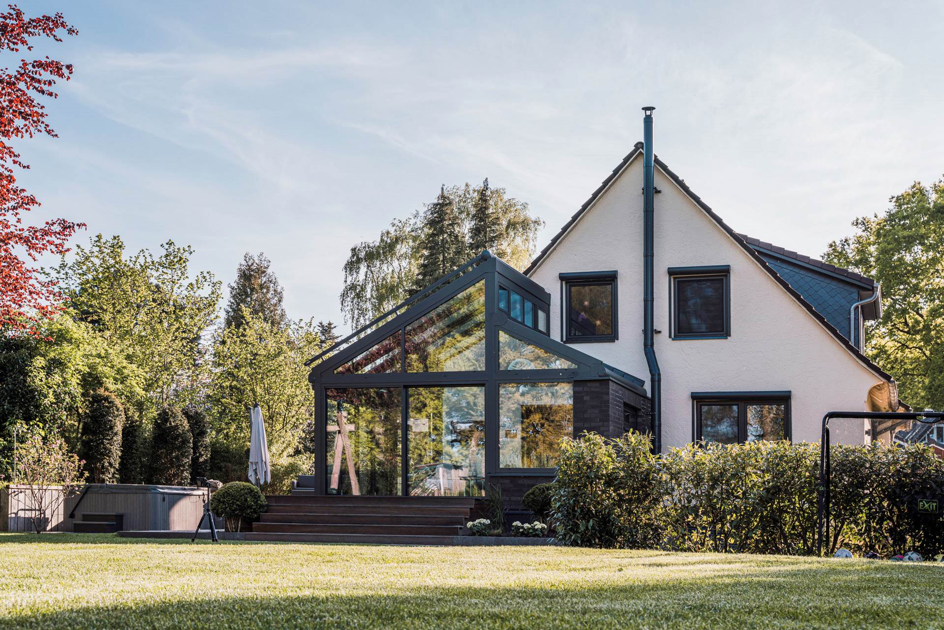 Solarlux télikert tetőkialakítás