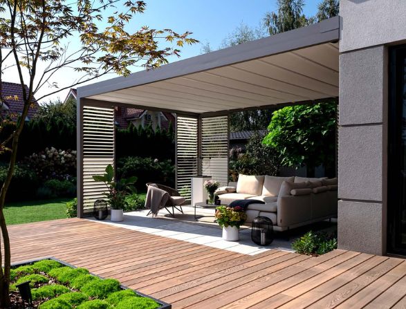 Tarasola Cubic vagy lamellás pergola