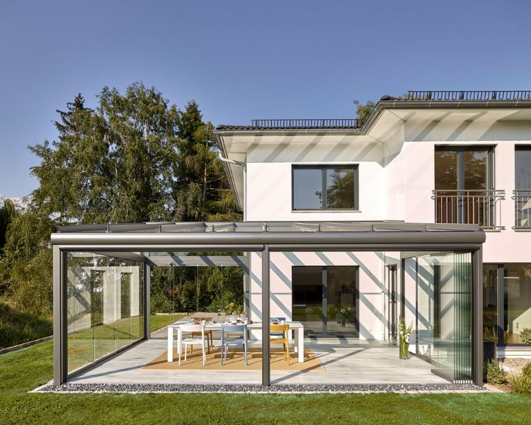Üvegterasz Solarlux Atrium Plus
