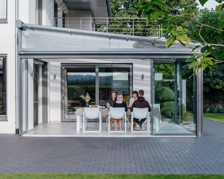 Pergola üvegtető, Solarlux Atrium bővítési lehetőségek
