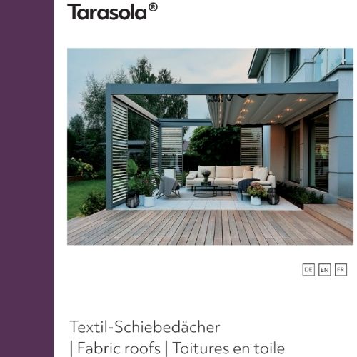 Tarasola ponyvás pergola katalógus borító