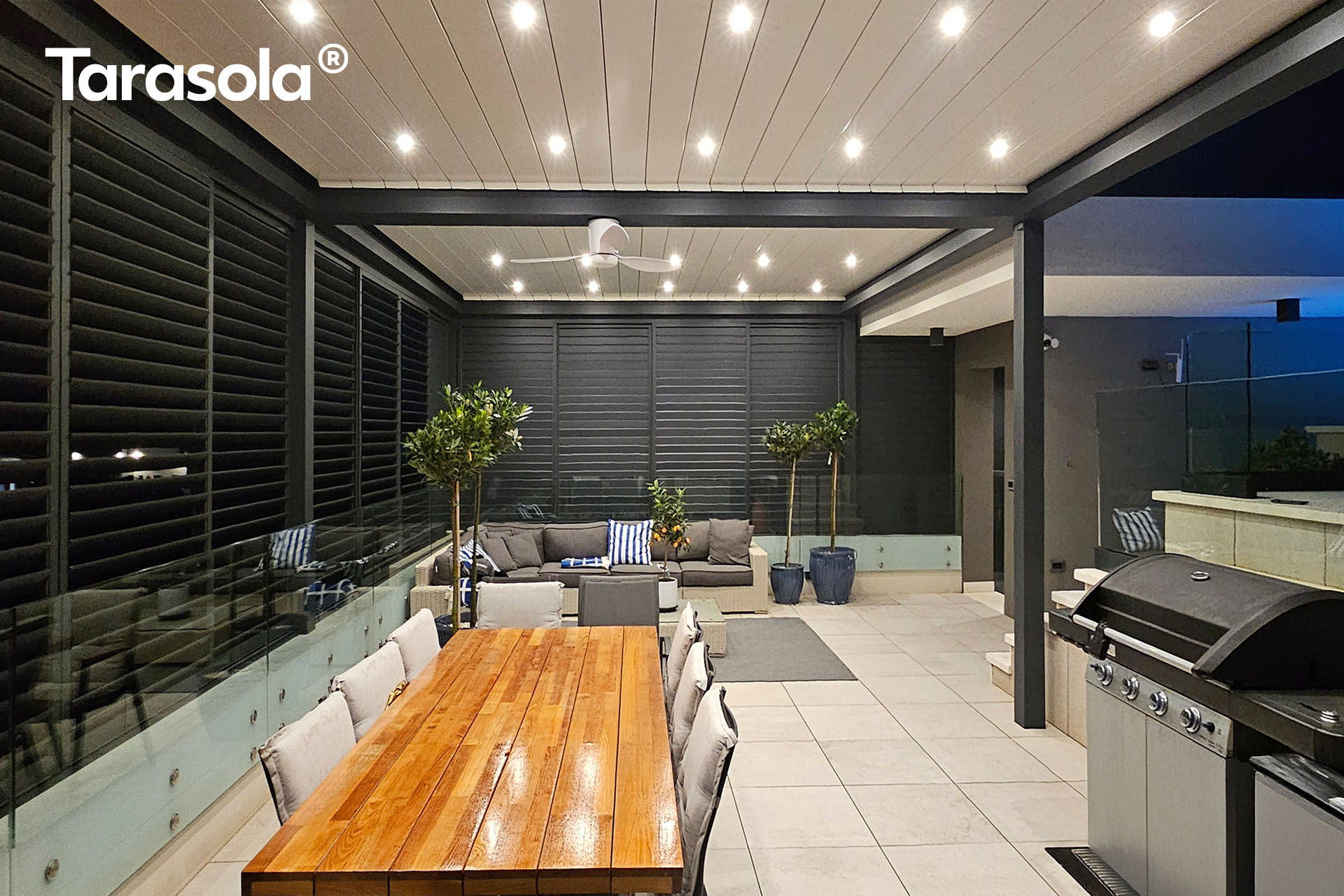 Technic New lamellás dupla pergola