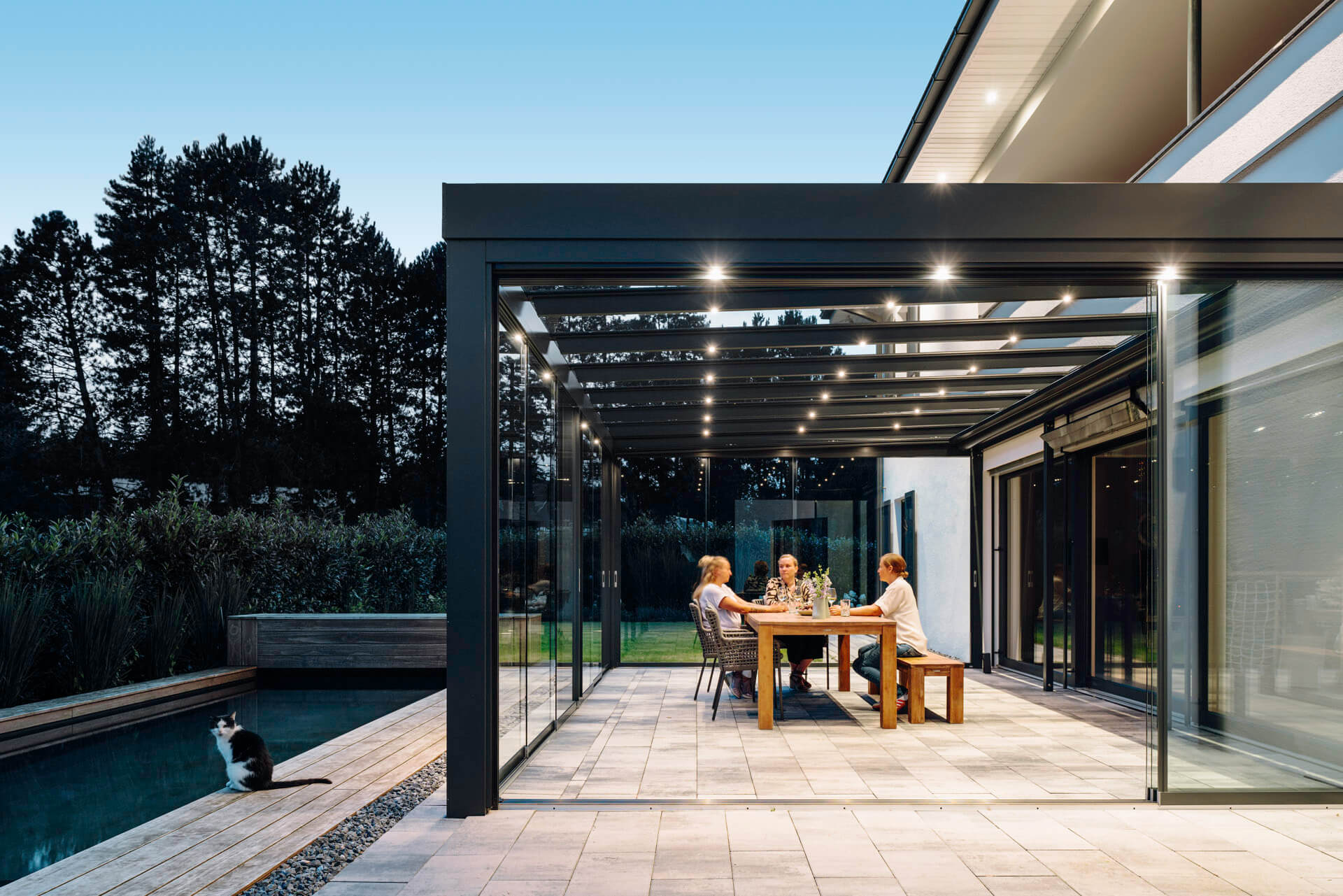Acubis üvegterasz, Solarlux