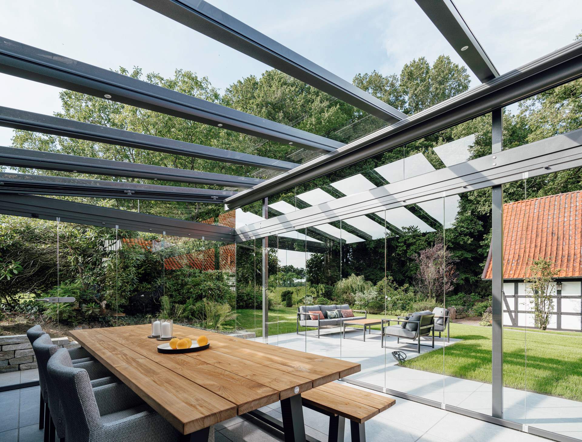 Atrium üvegterasz, Solarlux