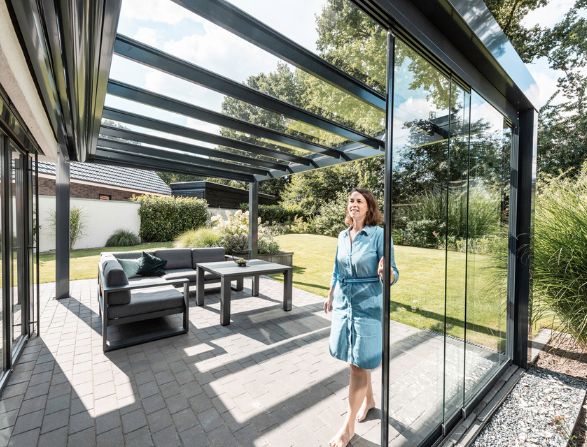 Fedett pergola