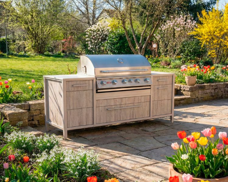 Burn BBQ Block kompakt kültéri konyha teraszra